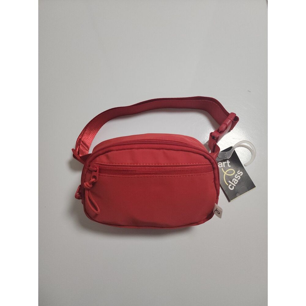 NWT Art Class Red Belt Bag Crossbody Fanny Pack Waist Pack